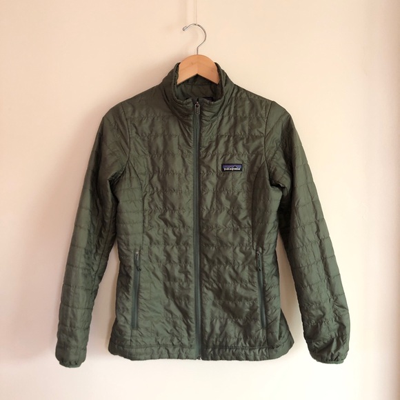 Patagonia Camp Green Nano Puff Jacket Women XS - Picture 2 of 6